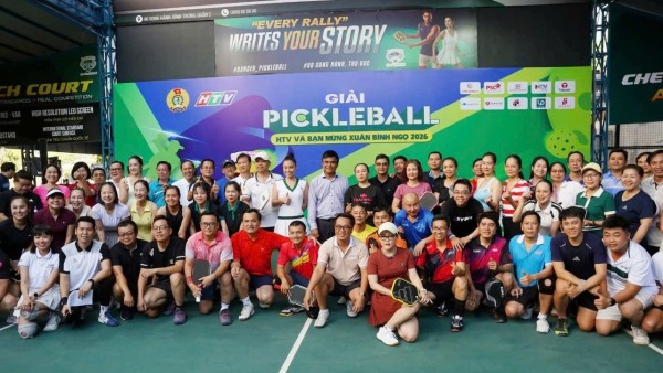 HTV tổ chức giải pickleball đầu Xuân