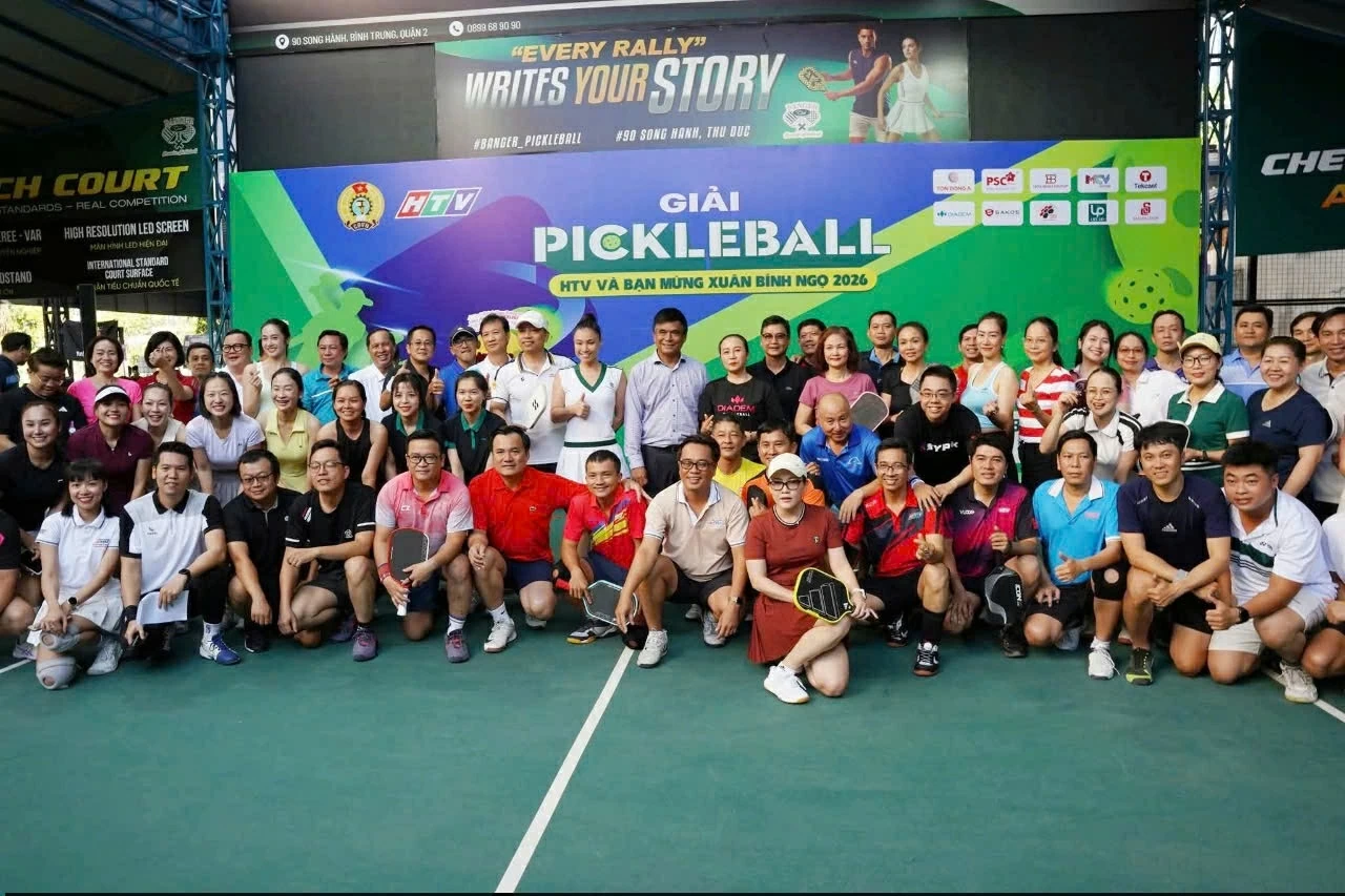 HTV tổ chức giải pickleball đầu Xuân