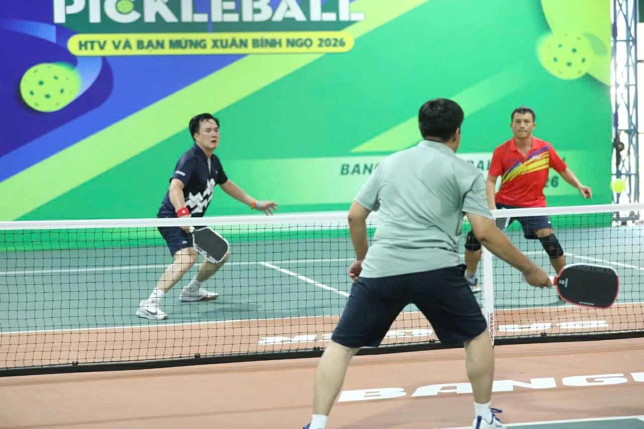 HTV tổ chức giải pickleball đầu Xuân