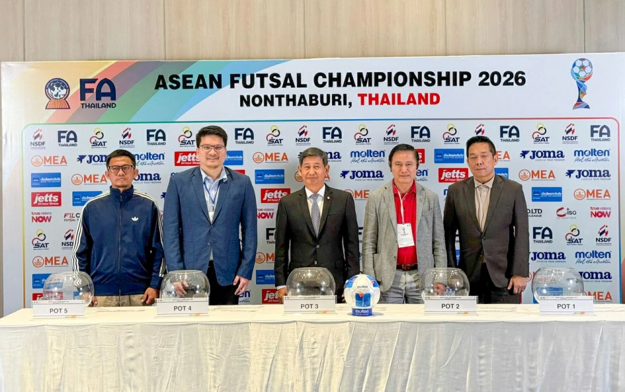 Futsal Việt Nam chung bảng chủ nhà Thái Lan, Myanmar và Timor-Leste tại Giải vô địch Đông Nam Á 2026