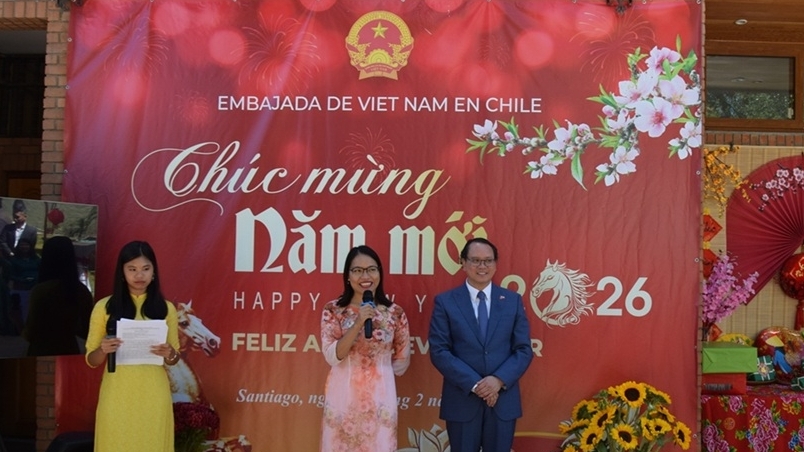 Đón Tết cổ truyền Bính Ngọ tại Đại sứ quán Việt Nam ở Chile, hướng tới kỷ niệm 55 năm quan hệ ngoại giao
