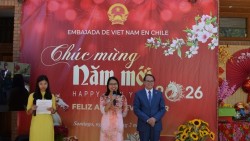 Đón Tết cổ truyền Bính Ngọ tại Đại sứ quán Việt Nam ở Chile, hướng tới kỷ niệm 55 năm quan hệ ngoại giao