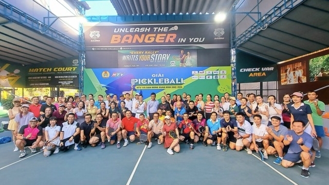 HTV tổ chức giải pickleball đầu Xuân