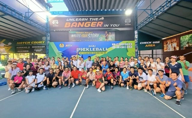 HTV tổ chức giải pickleball đầu Xuân