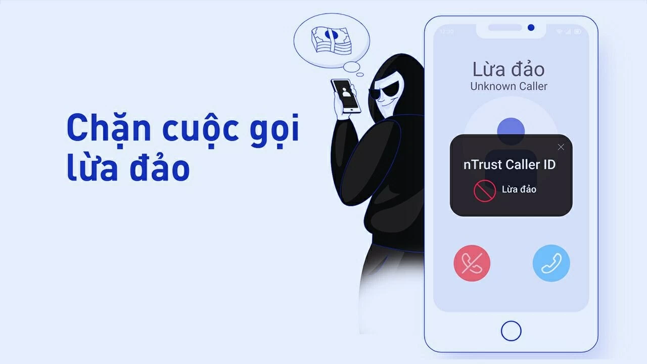 Cách chặn cuộc gọi lừa đảo trong vài giây với nTrust nhanh chóng.