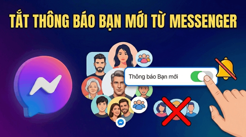 Tắt tự động tạo cuộc trò chuyện khi kết bạn trên Messenger