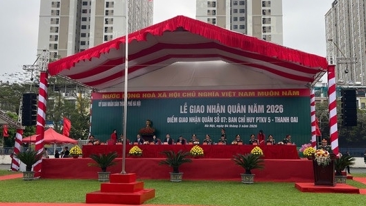 Hơn 4.700 thanh niên Hà Nội lên đường nhập ngũ năm 2026