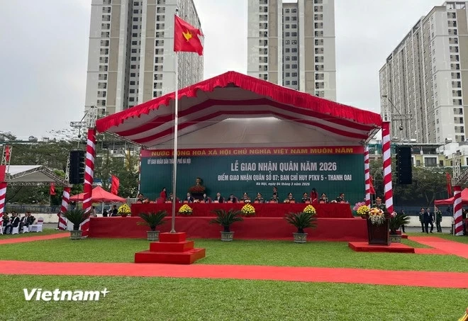 Hơn 4.700 thanh niên Hà Nội lên đường nhập ngũ năm 2026 Hơn 4.700 thanh niên Hà Nội lên đường nhập ngũ năm 2026