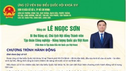Chủ tịch HĐTV Petrovietnam Lê Ngọc Sơn ứng cử đại biểu Quốc hội khóa XVI tại đơn vị bầu cử số 4, TP Hồ Chí Minh