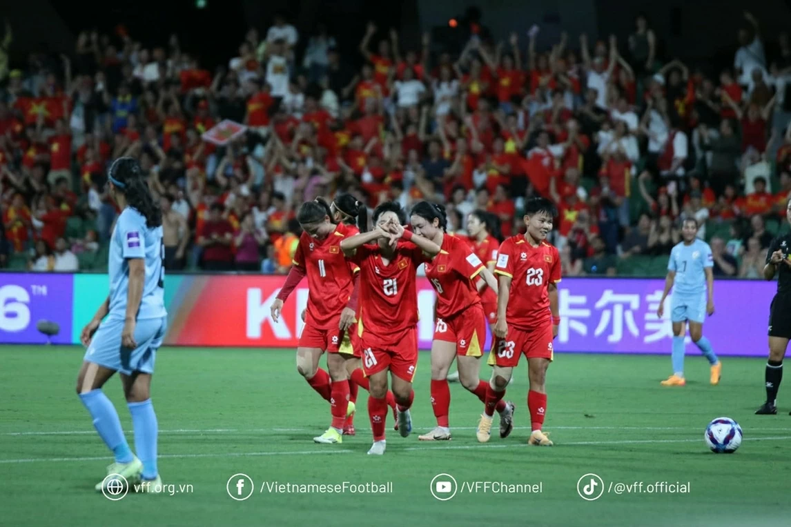 Đội tuyển nữ Việt Nam khởi đầu suôn sẻ ở Asian Cup 2026