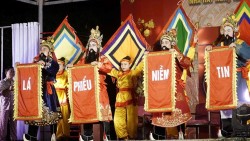 Lan tỏa thông điệp bầu cử Quốc hội qua nghệ thuật truyền thống