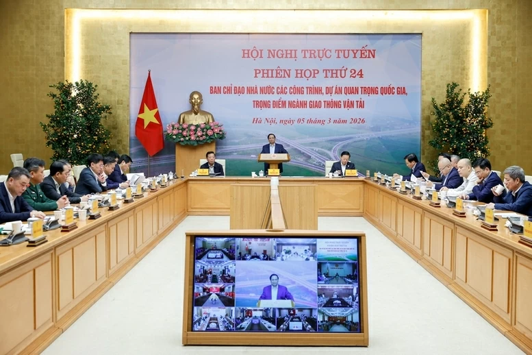 Thủ tướng chủ trì Phiên họp thứ 24 Ban Chỉ đạo công trình giao thông quan trọng