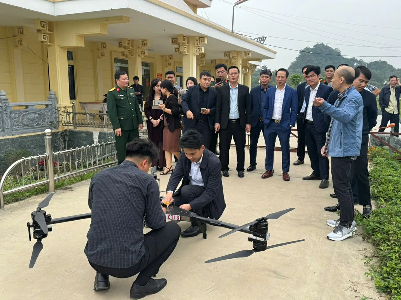 Thử nghiệm giải pháp quản lý lễ hội bằng công nghệ UAV tại Chùa Hương