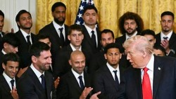 Thăm Nhà Trắng, Messi lần đầu gặp Tổng thống Trump