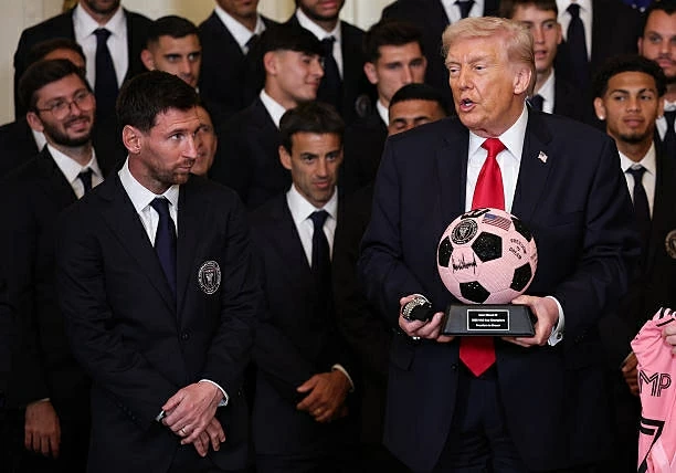 Thăm Nhà Trắng, Messi lần đầu gặp Tổng thống Trump