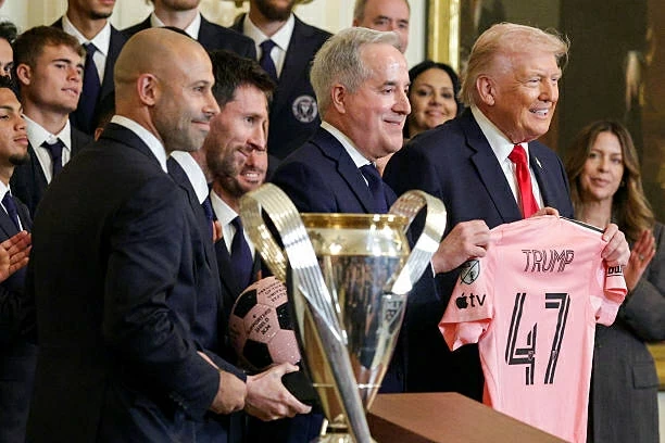 Thăm Nhà Trắng, Messi lần đầu gặp Tổng thống Trump