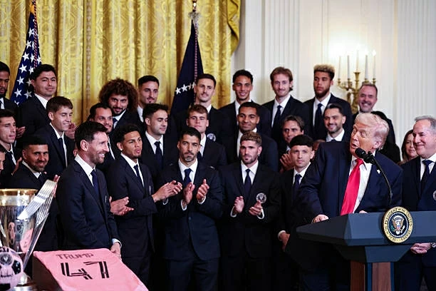 Thăm Nhà Trắng, Messi lần đầu gặp Tổng thống Trump