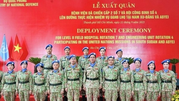 In South Sudan and Abyei region: Vietnamese female soldiers shine in peacekeeping spirit