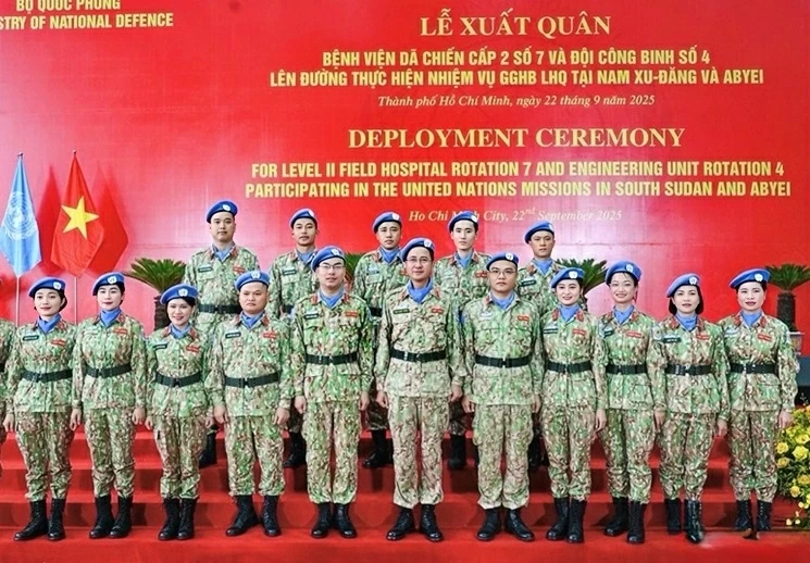 Nữ quân nhân Việt Nam tỏa sáng tinh thần gìn giữ hòa bình