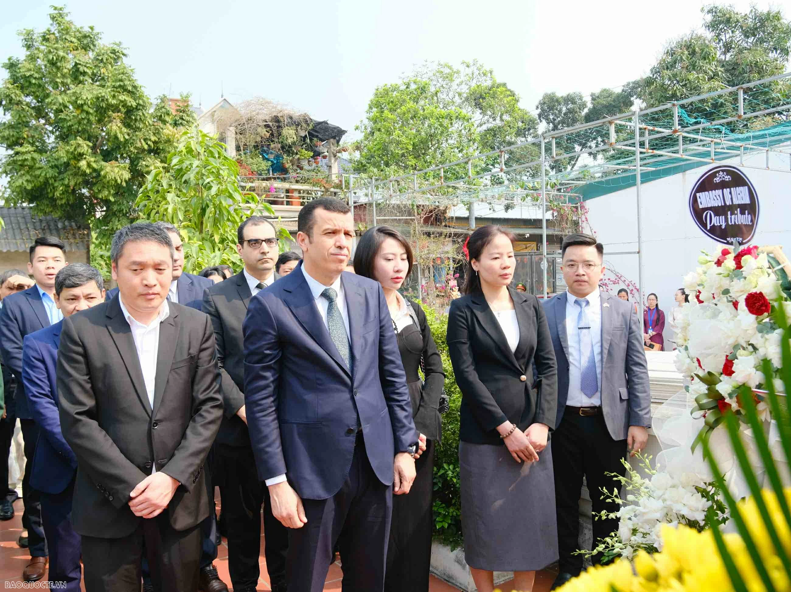 Lễ tưởng niệm 52 năm các cán bộ, phóng viên Việt Nam-Algeria hy sinh trong vụ tai nạn máy bay tại Sóc Sơn