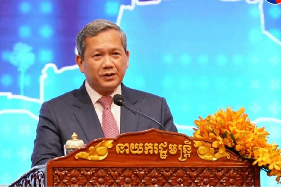 Khẳng định 'kinh tế ngầm' không đóng góp vào nguồn thu quốc gia, Thủ tướng Campuchia cam kết xóa sổ tội phạm lừa đảo trực tuyến. (Nguồn: AKP) Khẳng định 'kinh tế ngầm' không đóng góp vào nguồn thu quốc gia, Thủ tướng Campuchia cam kết xóa sổ tội phạm lừa đảo trực tuyến. (Nguồn: AKP)