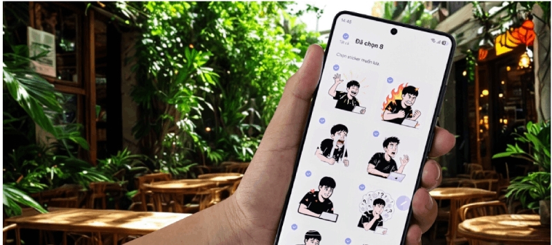 Cách biến ảnh cá nhân thành sticker trên điện thoại Galaxy
