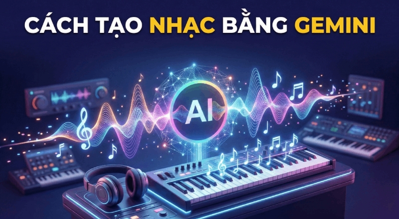 Cách sáng tác nhạc trong vài giây với Gemini AI đơn giản