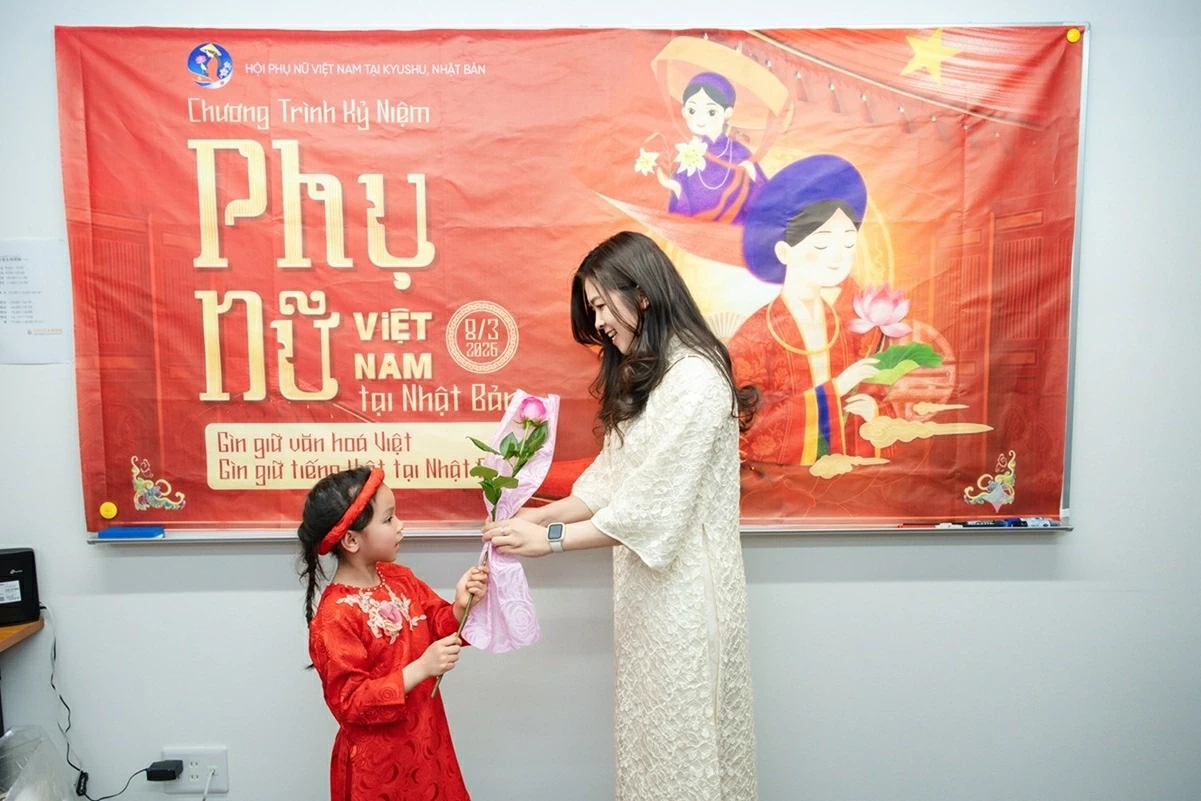 Phụ nữ Việt tại Kyushu (Nhật Bản) chung tay gìn giữ văn hóa và tiếng Việt nơi xứ người