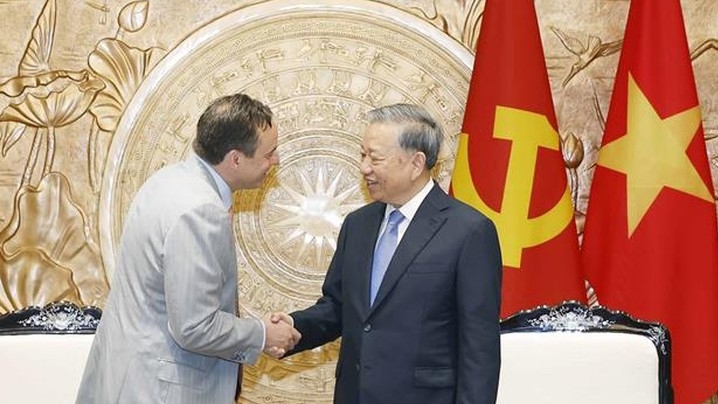 Tổng Bí thư Tô Lâm tiếp Chủ tịch, kiêm Tổng giám đốc điều hành Tập đoàn GE Vernova