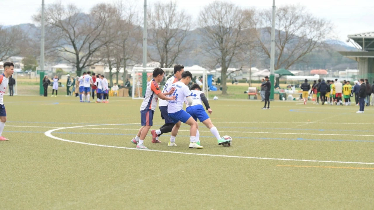 Giải bóng đá VJS Open Cup lần thứ XI năm 2026 diễn ra sôi nổi tại Kashihara
