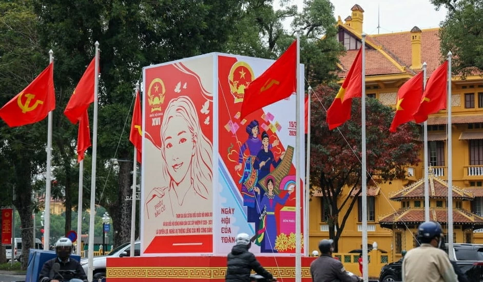 Bầu cử Quốc hội 2026: Lá phiếu gửi gắm niềm tin cho giai đoạn phát triển mới. (Ảnh: Bảo Khang)