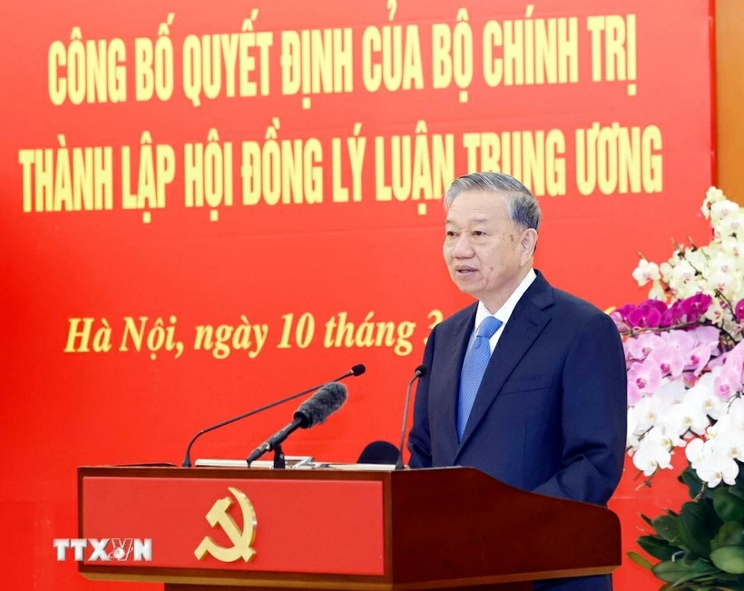 Tổng Bí thư Tô Lâm chủ trì Hội nghị công bố lập Hội đồng Lý luận Trung ương nhiệm kỳ 2026-2031 Tổng Bí thư Tô Lâm chủ trì Hội nghị công bố lập Hội đồng Lý luận Trung ương nhiệm kỳ 2026-2031