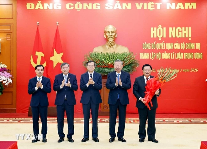 Tổng Bí thư Tô Lâm chủ trì Hội nghị công bố lập Hội đồng Lý luận Trung ương nhiệm kỳ 2026-2031 Tổng Bí thư Tô Lâm chủ trì Hội nghị công bố lập Hội đồng Lý luận Trung ương nhiệm kỳ 2026-2031