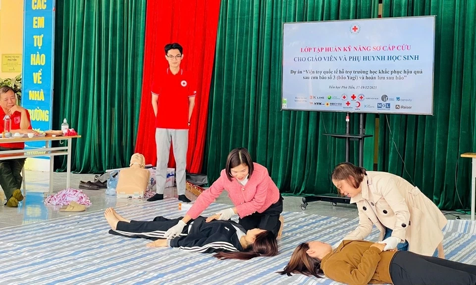 Nâng cao năng lực ứng phó thiên tai cho cộng đồng sau bão