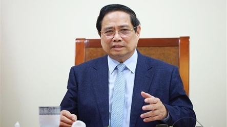 Thủ tướng Chính phủ Phạm Minh Chính điện đàm với Tổng thống UAE