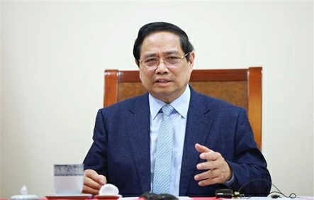 Thủ tướng Chính phủ Phạm Minh Chính điện đàm với Tổng thống UAE