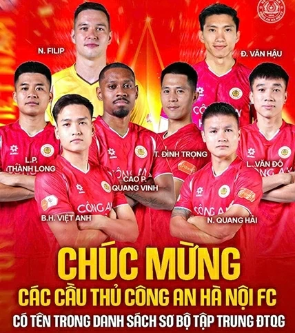 Văn Hậu trở lại đội tuyển Việt Nam sau 3 năm vắng bóng Văn Hậu trở lại đội tuyển Việt Nam sau 3 năm vắng bóng