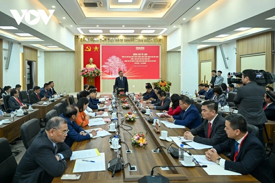 Tổng Bí thư Tô Lâm: Ở đâu có nhân dân ở đó có báo Nhân dân