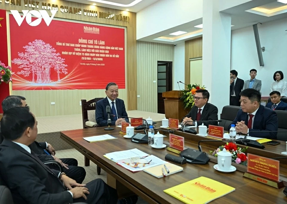 Tổng Bí thư Tô Lâm: Ở đâu có nhân dân ở đó có báo Nhân dân Tổng Bí thư Tô Lâm: Ở đâu có nhân dân ở đó có báo Nhân dân
