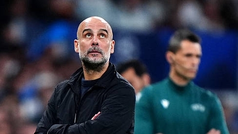 Gục ngã 0-3 trước Real, HLV Pep Guardiola thừa nhận khó xoay chuyển cục diện