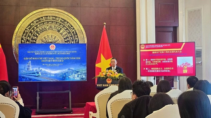 Đại sứ quán Việt Nam tại Trung Quốc gặp gỡ báo chí năm 2026 Đại sứ quán Việt Nam tại Trung Quốc gặp gỡ báo chí năm 2026
