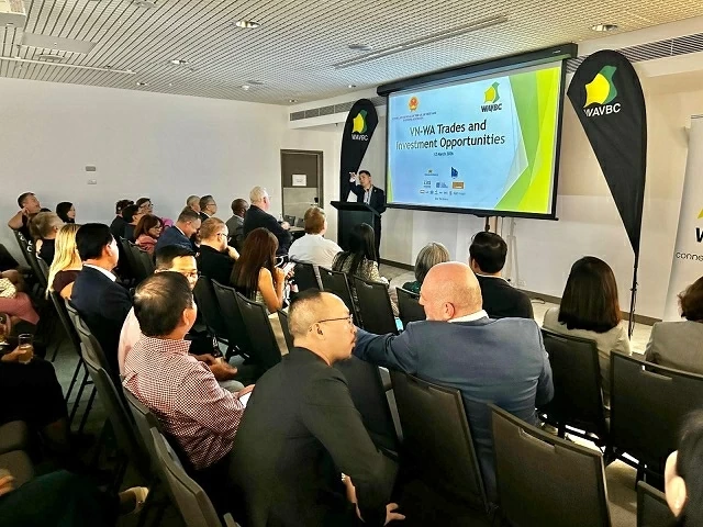 Diễn đ&agrave;n Doanh nghiệp Việt Nam-T&acirc;y Australia: Khơi mở kh&ocirc;ng gian hợp t&aacute;c mới trong kỷ nguy&ecirc;n Đối t&aacute;c chiến lược to&agrave;n diện