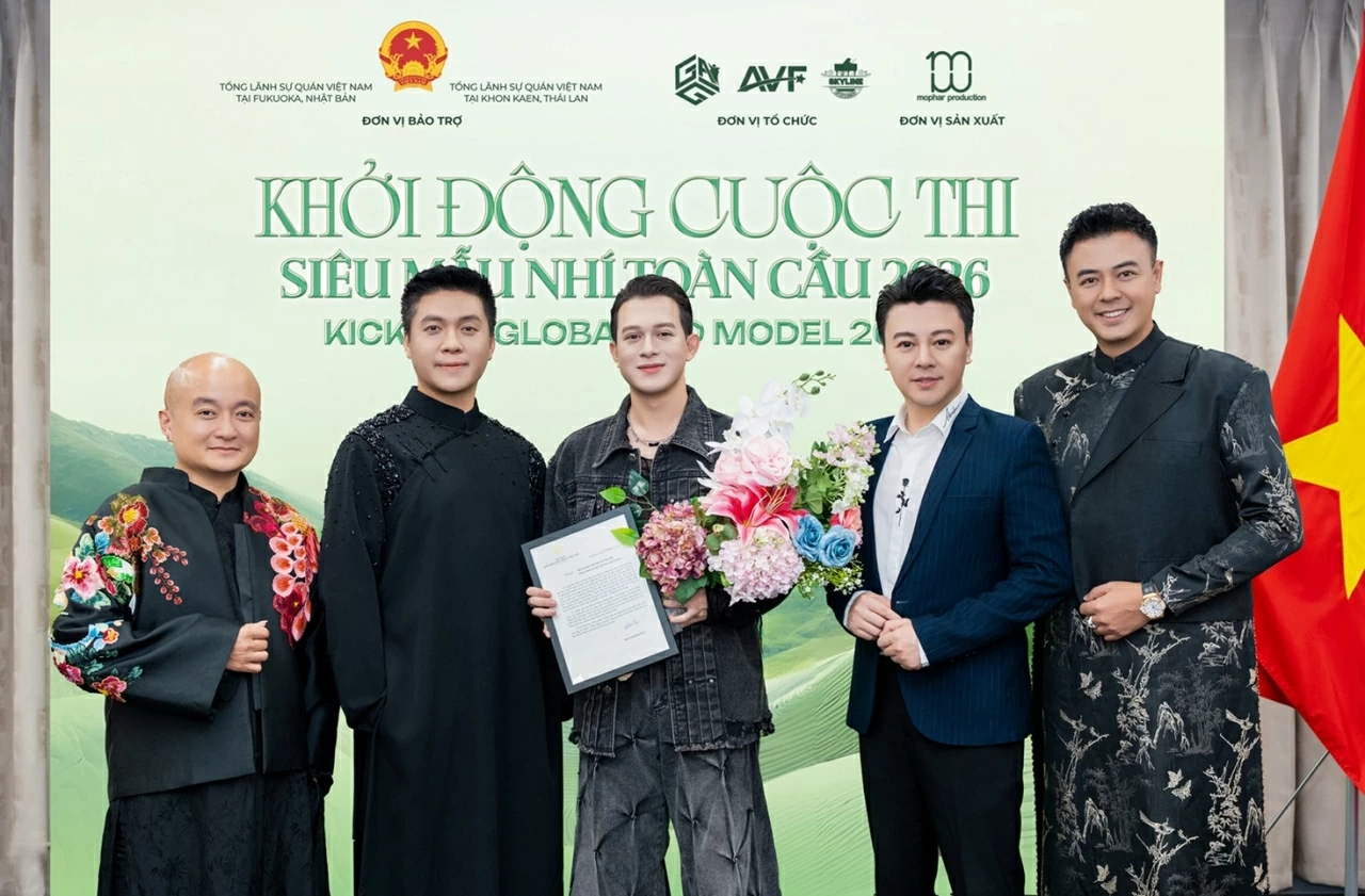 Siêu mẫu nhí toàn cầu 2026 tạo sân chơi nghệ thuật và trải nghiệm quốc tế cho thiếu nhi