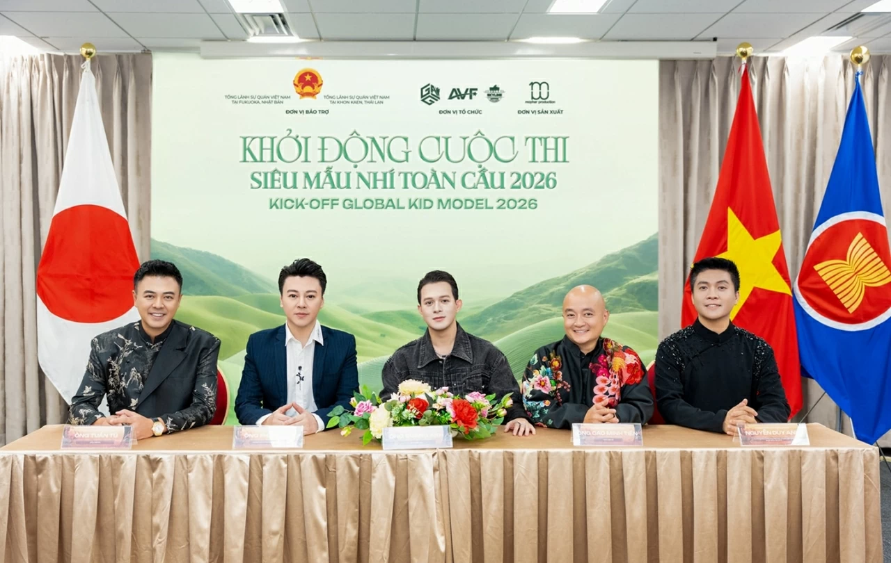 Siêu mẫu nhí yoàn cầu 2026 tạo sân chơi nghệ thuật và trải nghiệm quốc tế cho thiếu nhi