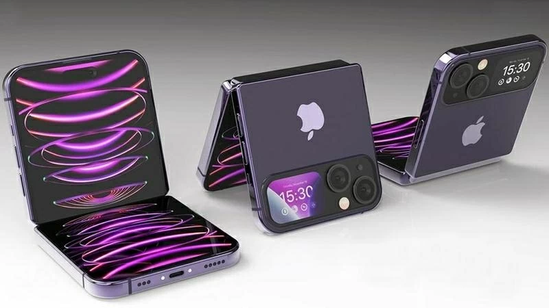 Apple lo ngại thiết kế gập kiểu vỏ sò có thể ảnh hưởng đến hiệu suất pin. 