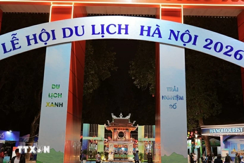 Lễ hội Du lịch Hà Nội năm 2026 do Sở Du lịch Hà Nội tổ chức tại Công viên Thống Nhất. (Nguồn: TTXVN)
