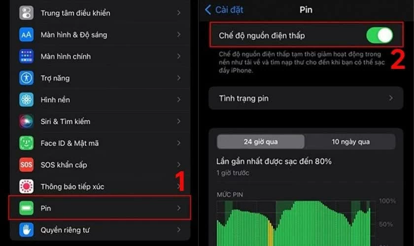 Bật chế độ tiết kiệm pin cho iPhone iOS 17. Bật chế độ tiết kiệm pin cho iPhone iOS 17.