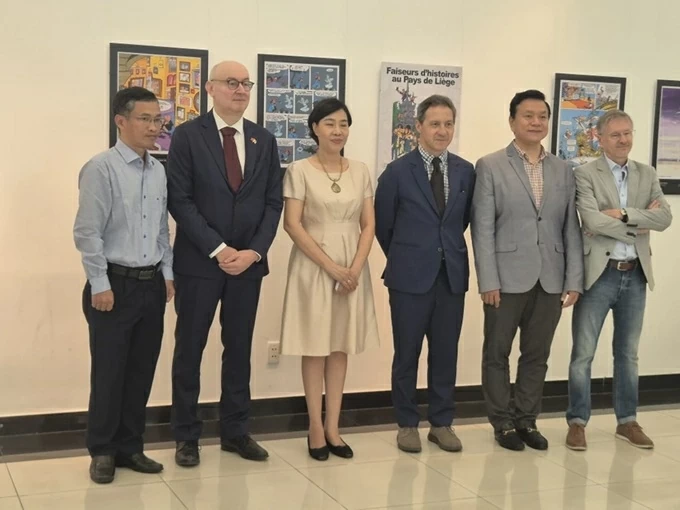 Khai mạc triển lãm truyện tranh Bỉ Du hành trong không gian thứ 9 tại TP. Hồ Chí Minh