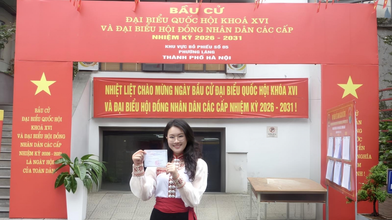 Lá phiếu đầu tiên của cử tri trẻ trong kỷ nguyên mới