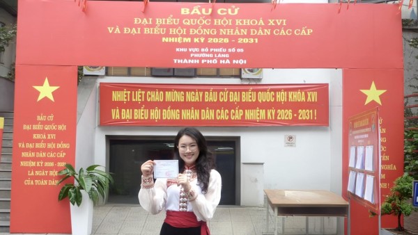 Lá phiếu đầu tiên của cử tri trẻ trong kỷ nguyên mới